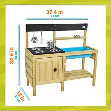 Durable TP Toys Muddy Kitchen Playset for Kids