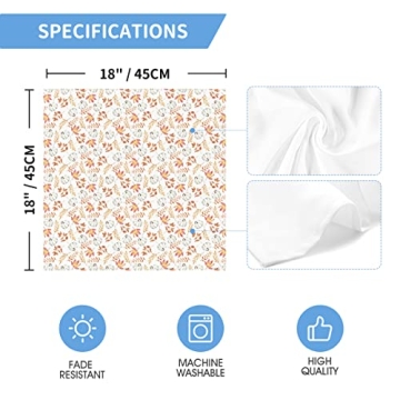 Horaldaily Fall Cloth Napkin Set for Thanksgiving Decor