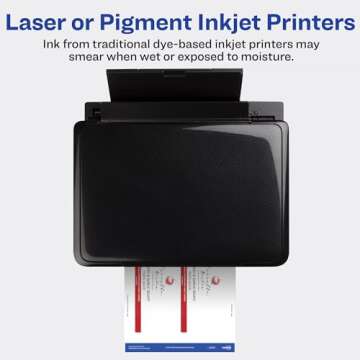 Avery Durable Waterproof Rectangle Labels with Sure Feed Technology - 16 Customizable Labels