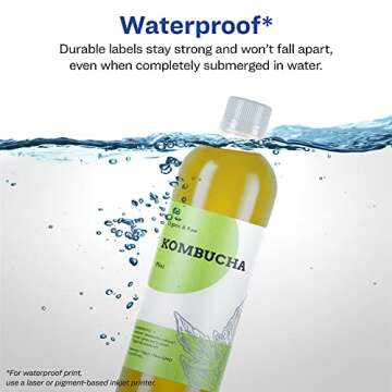 Avery Waterproof Rectangle Labels for Custom Use