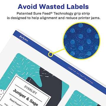 Avery Waterproof Rectangle Labels for Custom Use