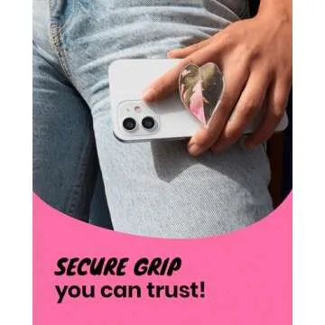 OnTheGrip Tropical Leaf Phone Grip - Stylish & Functional