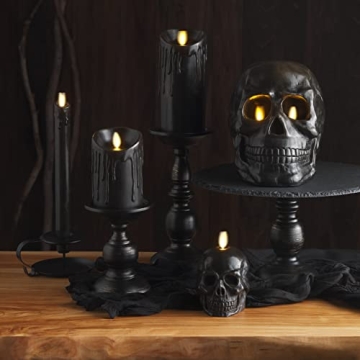 Luminara Flameless Drip Candle Taper - Safe & Realistic Decoration