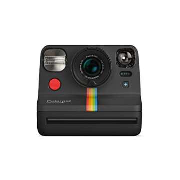 Polaroid Now+ Black (9061) - Bluetooth Connected I-Type Instant Film Camera with Bonus Lens Filter S...