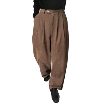 Stylish Floerns Men's Tailored Loose Pants for Comfort and Versatility