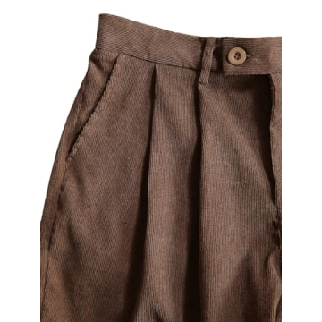 Stylish Floerns Men's Tailored Pants for Comfort and Fashion