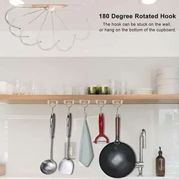 CGBE Adhesive Hooks Heavy Duty Sticky Hooks for Hanging 11 lbs (Max) Seamless Transparent Adhesive Hooks Wall Hangers Without Nails for Hanging Keys Coats Hats Bags Ceiling (Gold-8PACK)