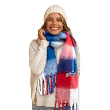 Littlearth Buffalo Bills NFL Super Soft Scarf - Warm & Stylish