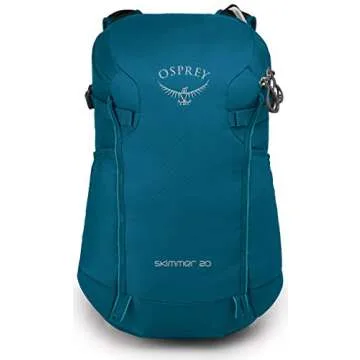 Osprey Skimmer 20L Women's Hiking Backpack with Hydraulics Reservoir, Sapphire Blue