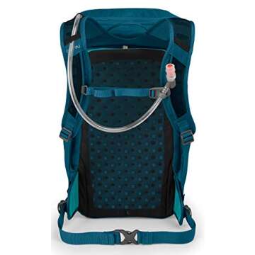 Osprey Skimmer 20L Women's Hiking Backpack with Hydraulics Reservoir, Sapphire Blue