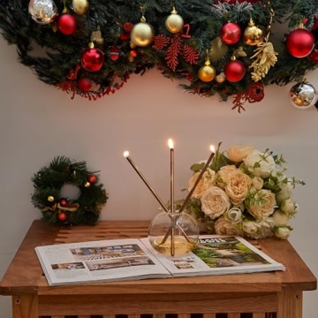 Candle That Never Melts Ever Lasting Candle Refillable Candle Luxury Scent Home Decor Wedding Housewarming Home Decor Aromatherapy Gifts Holiday and Event (Coconut&Lime)