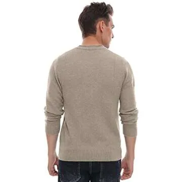 Sailwind Men's Crewneck Sweater Soft Casual Classic Pullover