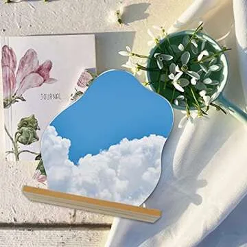 Unique Irregular Acrylic Vanity Mirror for Home Decor
