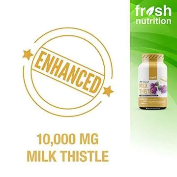 Fresh Nutrition Milk Thistle Capsules 10000mg - Detox Support