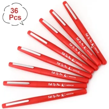 Fuyoooo 36 Pcs Felt Tip Pens for Writing & Art