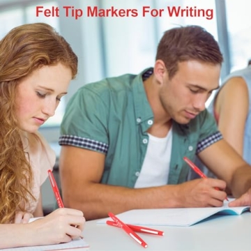 Fuyoooo 36 Pcs Felt Tip Pens for Writing & Art