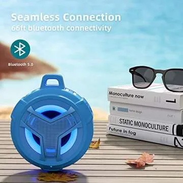EBODA Waterproof Bluetooth Shower Speaker for All Adventures