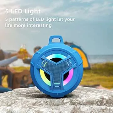 EBODA Waterproof Bluetooth Shower Speaker for All Adventures