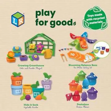 Growing Greenhouse Color & Number Playset for Preschoolers