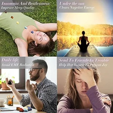 AOOVOO Natural Raw Chakra Stone Set for Healing