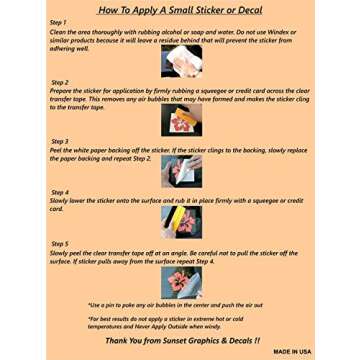 Sunset Graphics & Decals Baby On Board Decal Vinyl Car Sticker | Cars Trucks Vans Walls Laptop | White | 5.5 x 5.5 inches | SGD000002