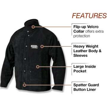 Lincoln Electric Heavy Duty Welding Jacket for Professionals