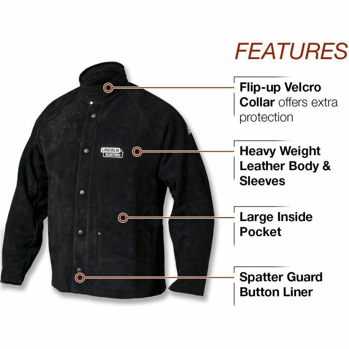 Lincoln Electric Heavy Duty Welding Jacket for Professionals