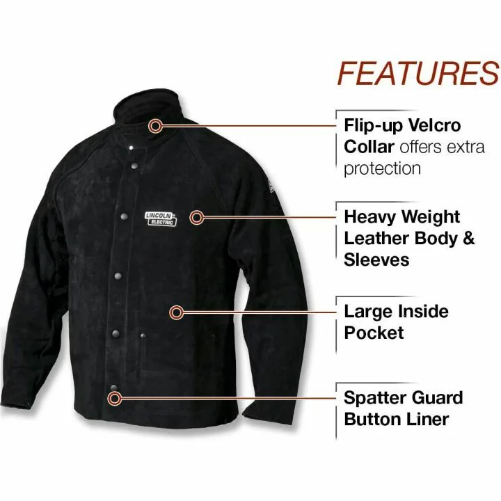 Lincoln Electric Heavy Duty Welding Jacket for Professionals