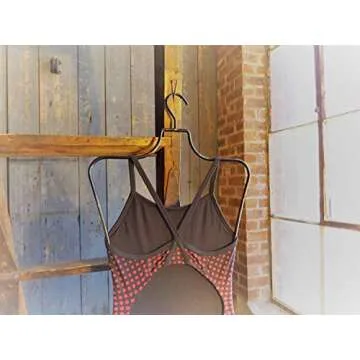 NAHANCO Rubberized Ladies Wire Swimwear Hangers Pack of 12
