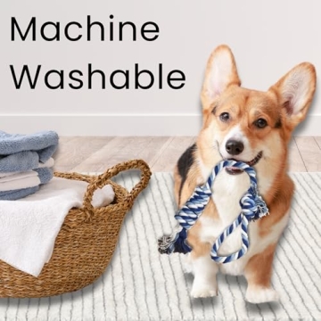 Durable Dog Rope Toys for Small to Medium Dogs 4-Pack