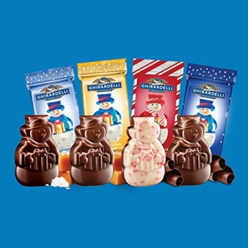 Ghirardelli Holiday Chocolate Snowmen Assortment 15 Oz Bag