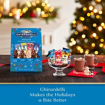 Ghirardelli Holiday Chocolate Snowmen Assortment 15 Oz Bag