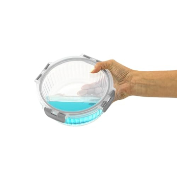 JoyJolt 24pc Fluted Glass Storage Containers for Meal Prep