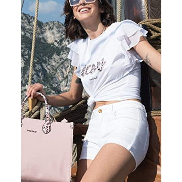 Cuihur Women's High Waisted Denim Shorts for Summer