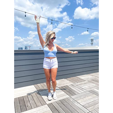 Cuihur Women's High Waisted Denim Shorts for Summer