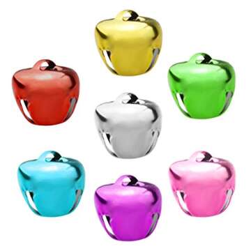 400pcs Jingle Bells for Christmas and Craft Projects