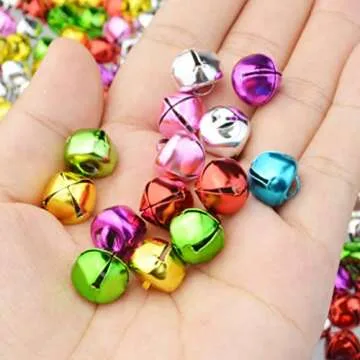400pcs Jingle Bells for Christmas and Craft Projects