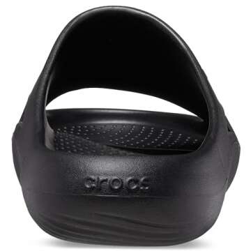 Crocs Unisex-Adult Mellow Recovery Slides, Black, 7 Women/5 Men