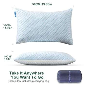 Gehannah Travel Pillow - Luxurious Support for Outdoor Adventures