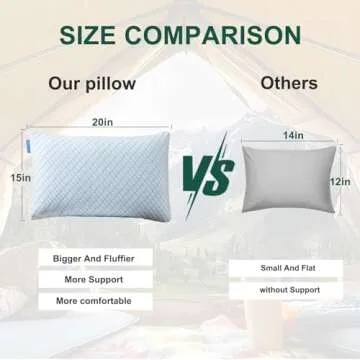 Gehannah Travel Pillow - Luxurious Support for Outdoor Adventures