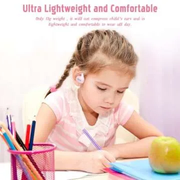 BANIGIPA Kids Headphones, Open Ear Headphones Comfortable for Teens Child Boys Girls, Wireless Bluetooth 5.4 Headset w/Mic for School/Tablet/Travel, 13g Ultra-Light, Protect Hearing, 10H Playtime