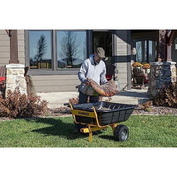 DeWalt 800 lb Dump Cart - Versatile & Durable Garden Tool