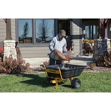 DeWalt 800 lb Dump Cart - Versatile & Durable Garden Tool
