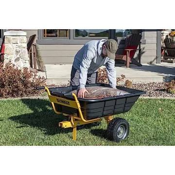 DeWalt 800 lb Dump Cart - Versatile & Durable Garden Tool