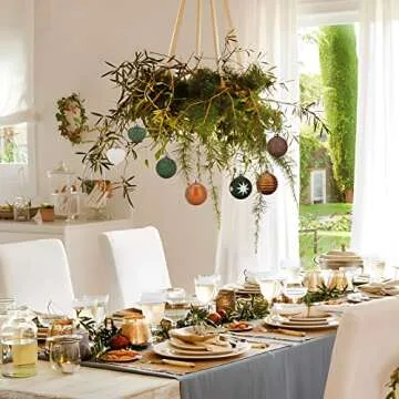 35pcs Christmas Ball Ornaments for Xmas Tree Shatterproof Christmas Tree Decorations Balls with Hanging Loop for Xmas, Holiday, Wedding, Party Decors (25 Balls+10 Hearts, Green & Gold)