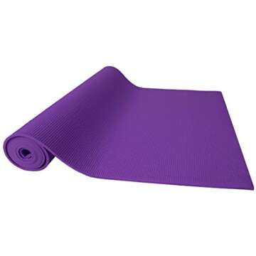 Fitvids High Density Anti-Tear Yoga Mat with Strap