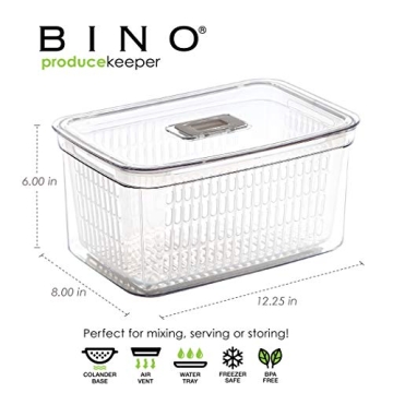 BINO Produce Saver Storage - Keep Fruits Fresh Longer