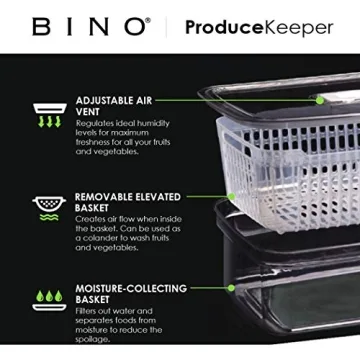 BINO Produce Saver Storage - Keep Fruits Fresh Longer