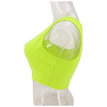 Mocure Criss Cross Crop Top - Women’s Stylish Rave Camisole