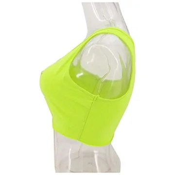 Mocure Criss Cross Crop Top - Women’s Stylish Rave Camisole